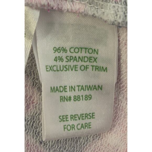 Lilly Pulitzer Pink Black Skipper Popover Track Jacket S Half-Zip 3/4 Sleeves - Picture 8 of 11